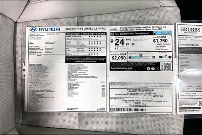 2026 Hyundai Santa Fe Limited FWD