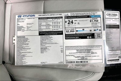 2026 Hyundai Santa Fe Limited FWD