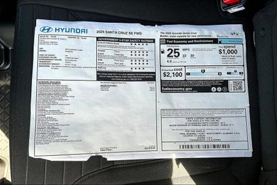2025 Hyundai Santa Cruz SE FWD