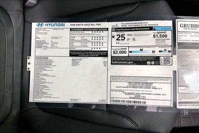 2026 Hyundai Santa Cruz SEL FWD