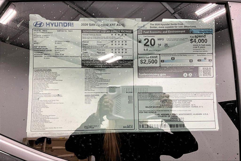 2026 Hyundai Santa Cruz XRT