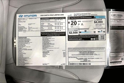 2026 Hyundai Santa Cruz Limited