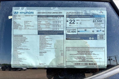 2025 Hyundai Santa Cruz Limited