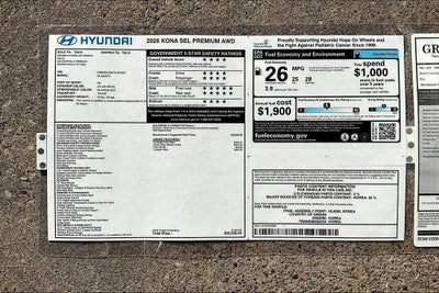 2026 Hyundai Kona SEL Premium AWD