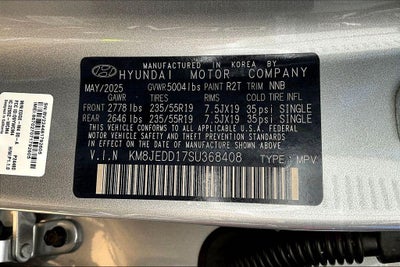 2025 Hyundai Tucson Hybrid Limited