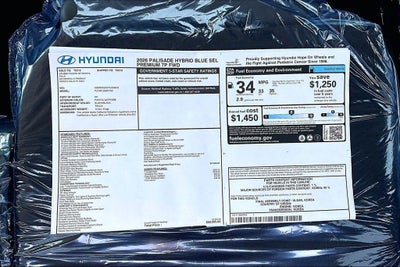 2026 Hyundai Palisade Hybrid Blue SEL Premium 7P