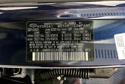 2026 Hyundai Palisade Hybrid Blue SEL Premium 7P