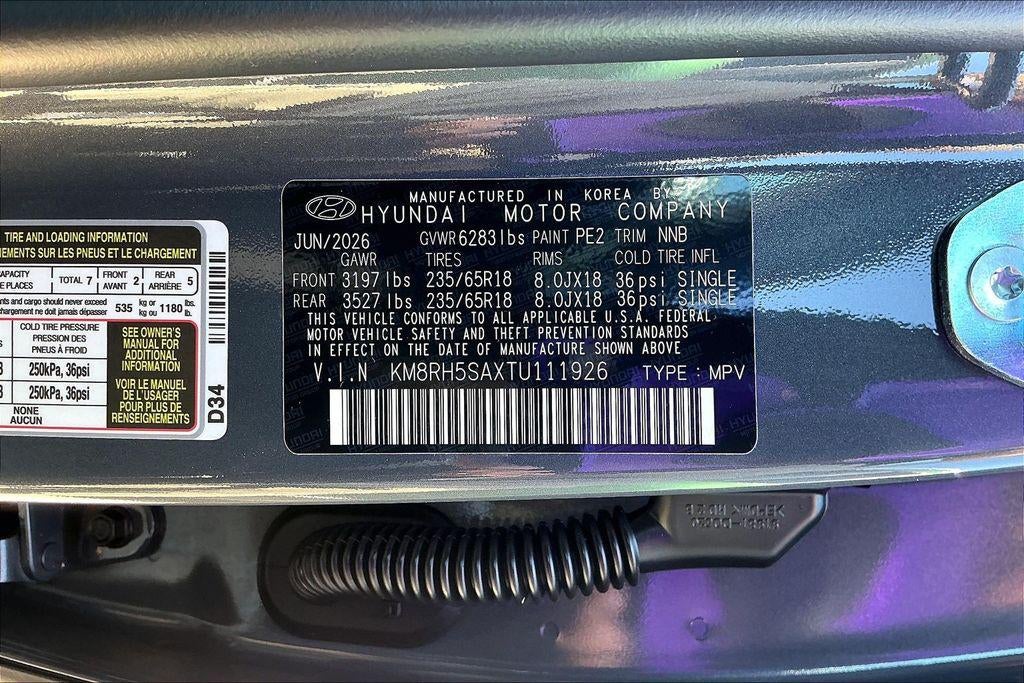 2026 Hyundai Palisade Hybrid Blue SEL Premium 7P