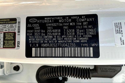 2026 Hyundai Palisade XRT Pro