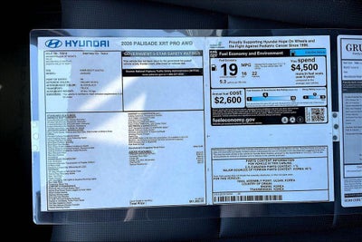 2026 Hyundai Palisade XRT Pro