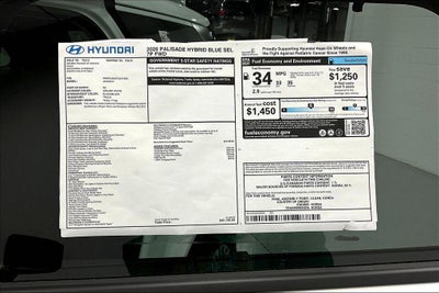 2026 Hyundai Palisade Hybrid Blue SEL 7P