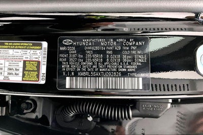 2026 Hyundai Palisade Hybrid Blue SEL 7P