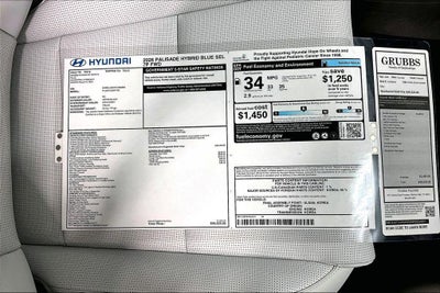 2026 Hyundai Palisade Hybrid Blue SEL 7P