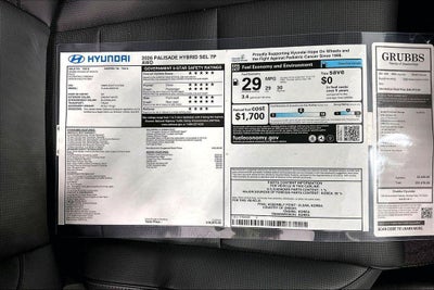 2026 Hyundai Palisade Hybrid SEL 7P