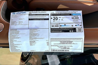 2026 Hyundai Palisade Calligraphy AWD