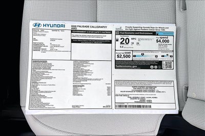2026 Hyundai Palisade Calligraphy AWD