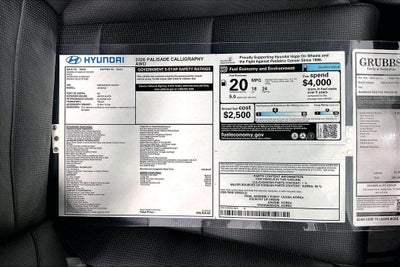 2026 Hyundai Palisade Calligraphy AWD