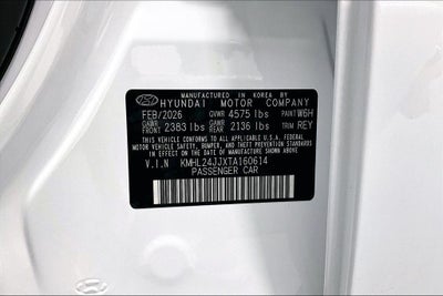 2026 Hyundai Sonata Hybrid Blue