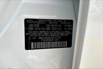 2026 Hyundai Sonata SEL Sport