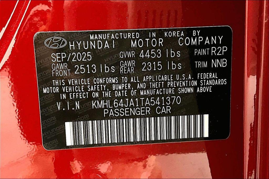 2026 Hyundai Sonata SEL Sport