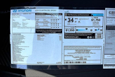 2025 Hyundai Elantra SEL Sport