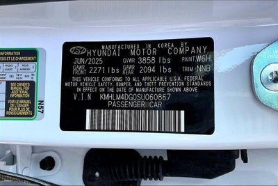 2025 Hyundai Elantra SEL Sport