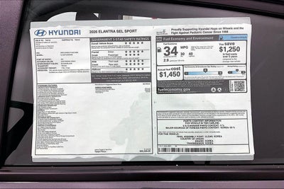 2026 Hyundai Elantra SEL Sport