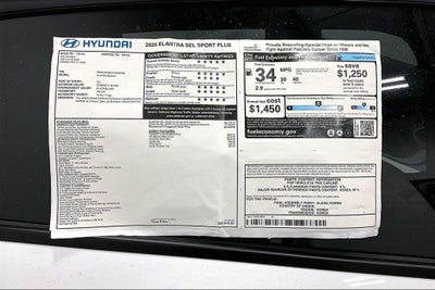2026 Hyundai Elantra SEL Sport Plus