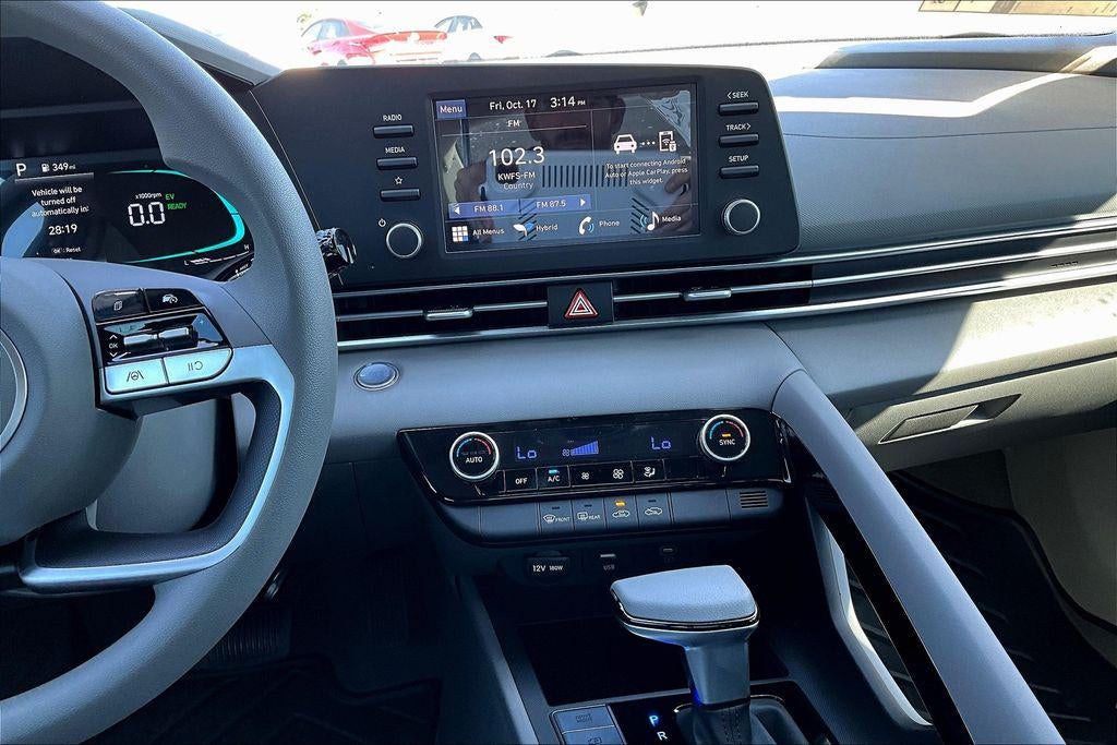 2025 Hyundai Elantra Hybrid Blue