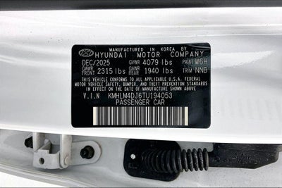 2026 Hyundai Elantra Hybrid SEL Sport
