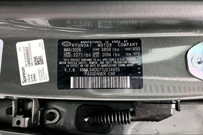 2026 Hyundai Elantra SEL Sport Premium