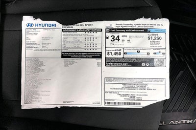 2026 Hyundai Elantra SEL Sport Premium