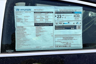 2026 Hyundai Elantra N Sedan