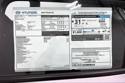 2026 Hyundai Venue SE