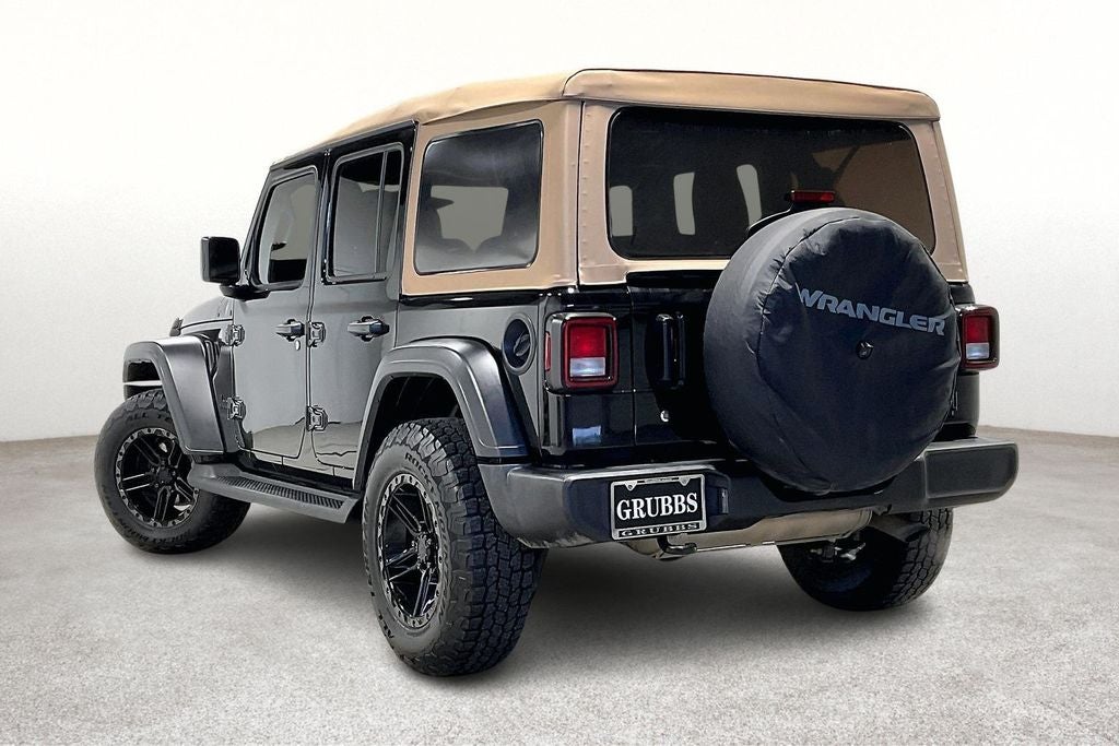 2020 Jeep Wrangler Unlimited Black and Tan 4x4