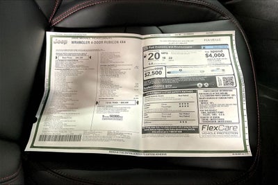 2026 Jeep Wrangler WRANGLER 4-DOOR RUBICON