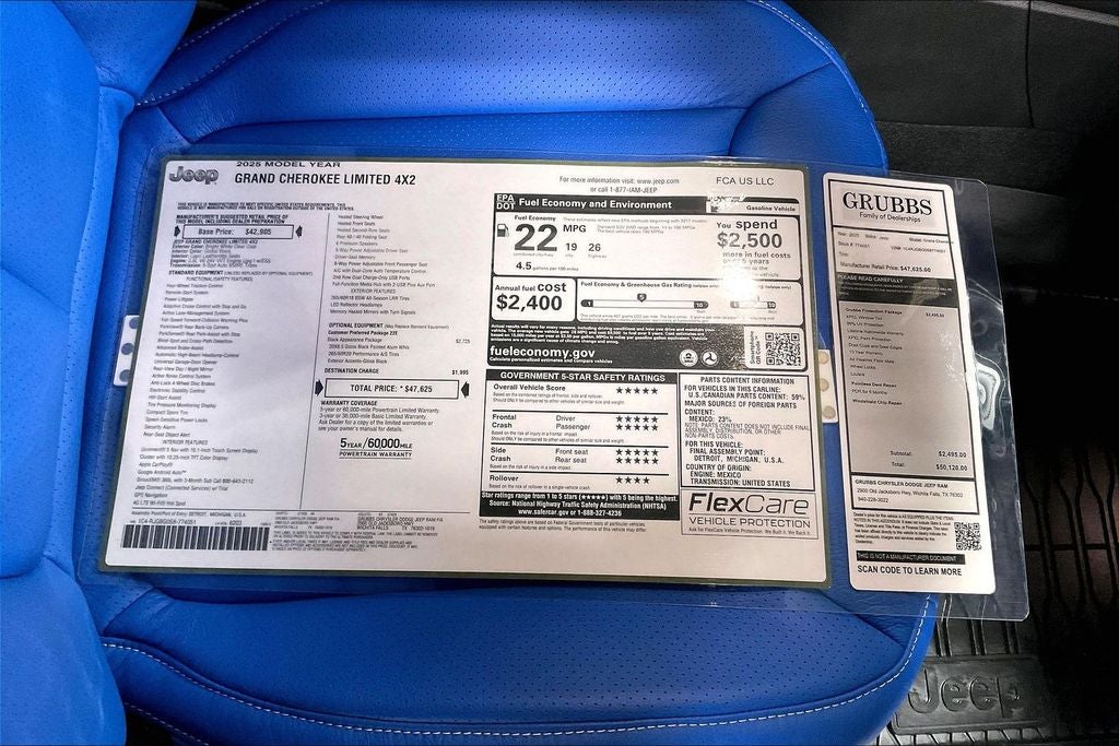 2025 Jeep Grand Cherokee GRAND CHEROKEE LIMITED 4X2