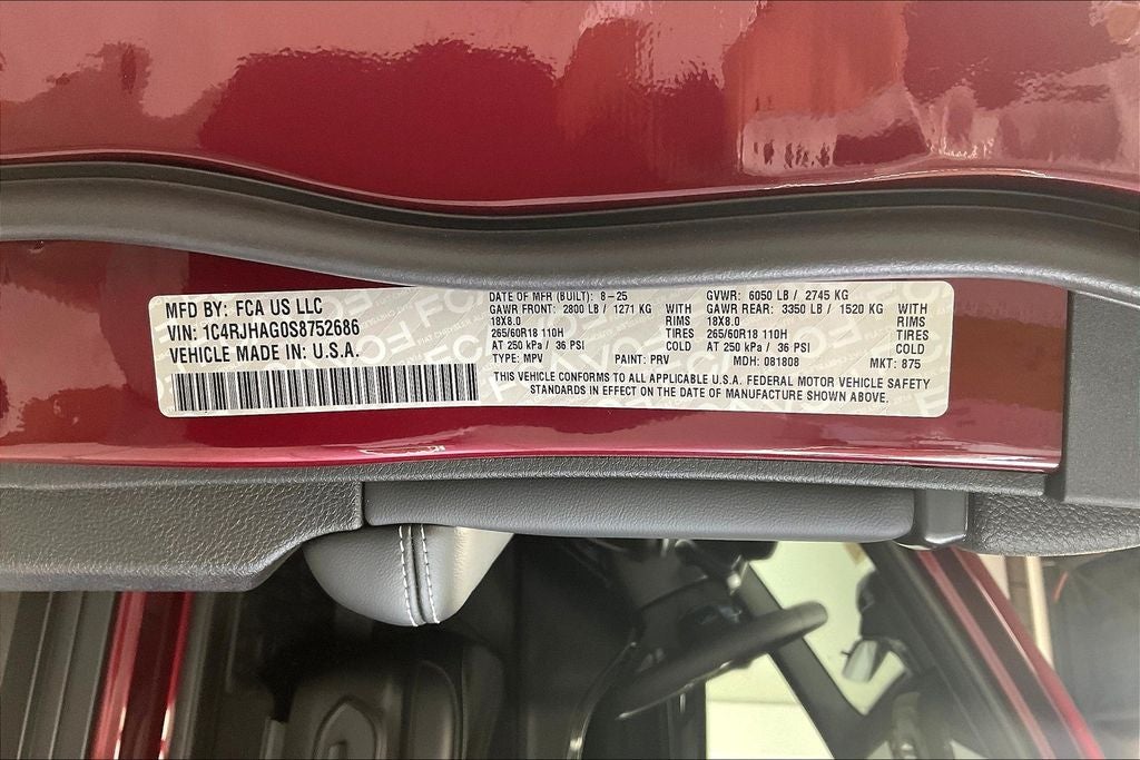 2025 Jeep Grand Cherokee GRAND CHEROKEE ALTITUDE X 4X4