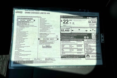 2025 Jeep Grand Cherokee GRAND CHEROKEE LIMITED 4X4