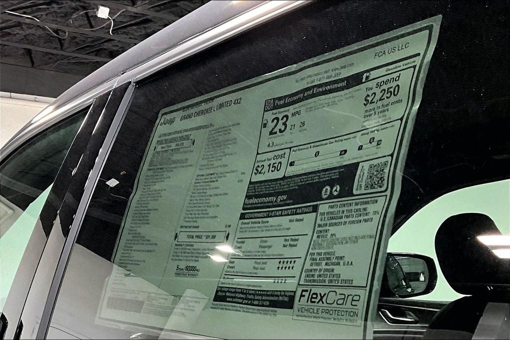 2026 Jeep Grand Cherokee GRAND CHEROKEE L LIMITED 4X2