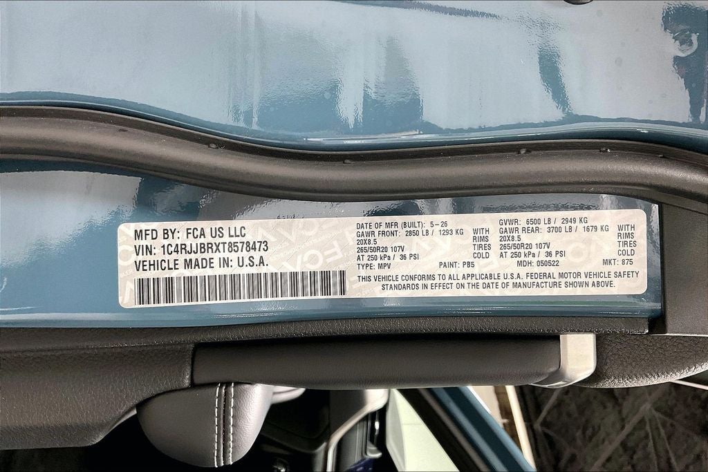 2026 Jeep Grand Cherokee GRAND CHEROKEE L LIMITED 4X2
