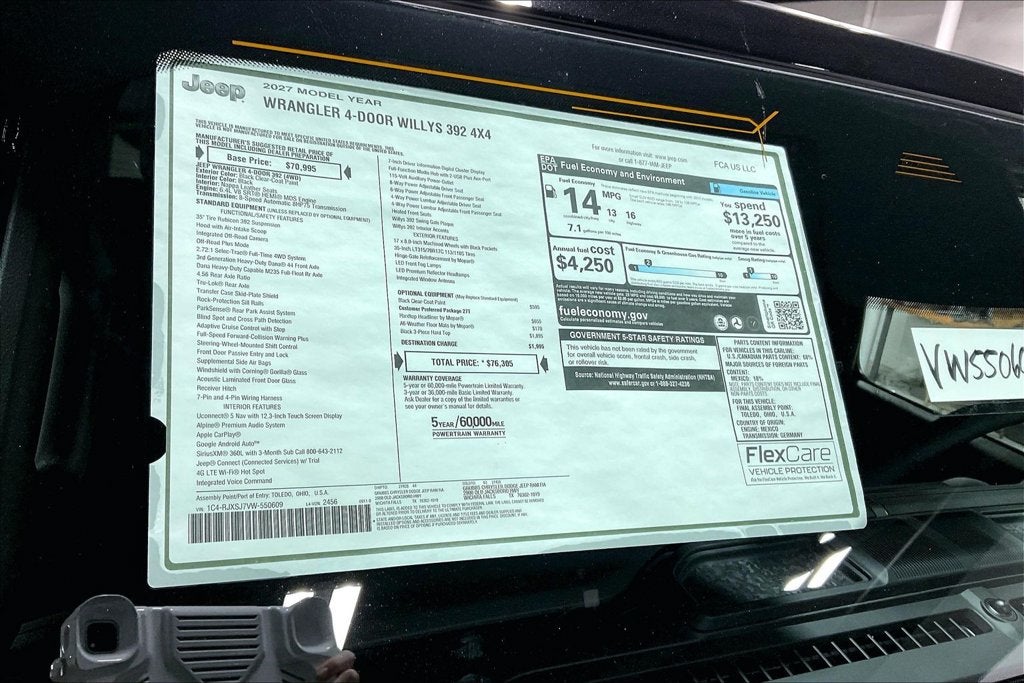 2027 Jeep Wrangler WRANGLER 4-DOOR MOAB