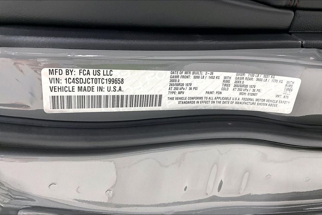 2026 Dodge Durango DURANGO GT PLUS AWD HEMI V8