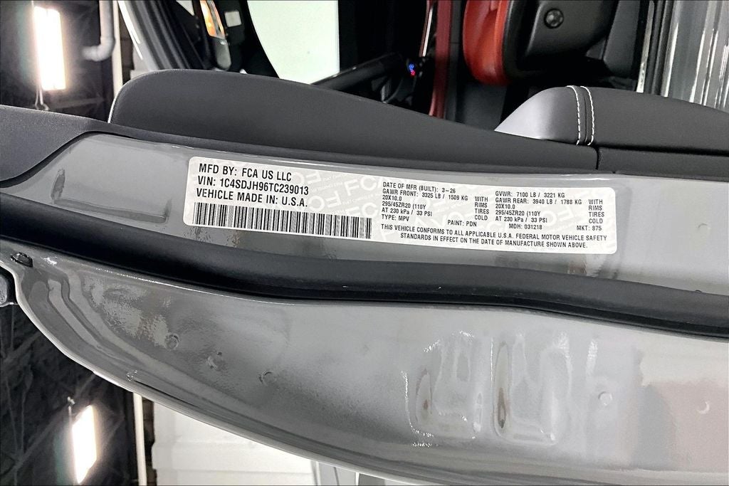 2026 Dodge Durango DURANGO SRT HELLCAT JAILBREAK AWD