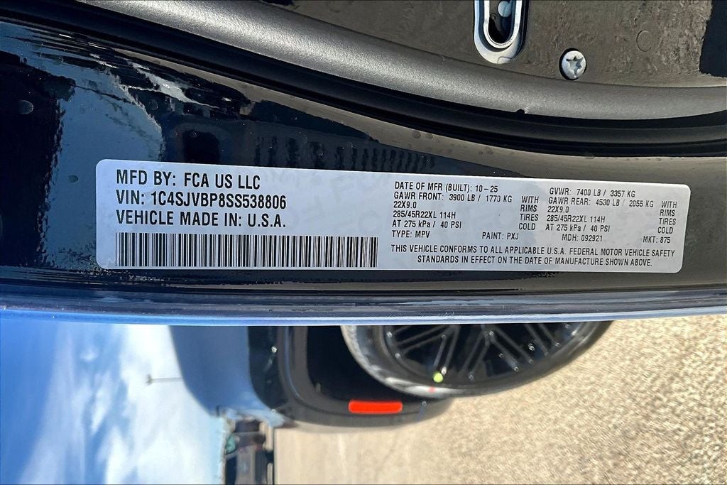 2025 Jeep Wagoneer WAGONEER CARBIDE 4X4