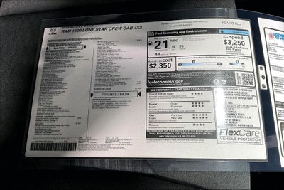 2026 RAM Ram 1500 RAM 1500 LONE STAR CREW CAB 4X2 5'7' BOX