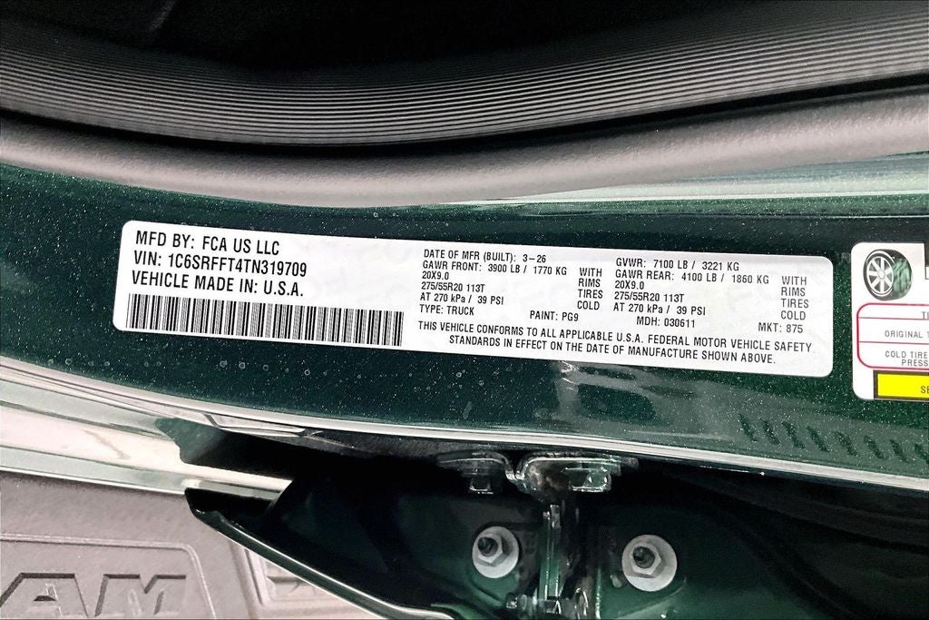 2026 RAM Ram 1500 RAM 1500 LONE STAR CREW CAB 4X4 5'7' BOX