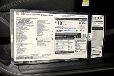 2026 RAM Ram 1500 RAM 1500 LONE STAR CREW CAB 4X4 5'7' BOX