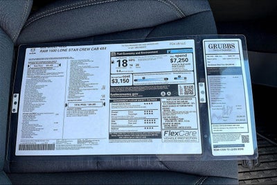 2026 RAM Ram 1500 RAM 1500 LONE STAR CREW CAB 4X4 5'7' BOX