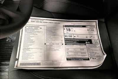 2026 RAM Ram 1500 RAM 1500 BIG HORN CREW CAB 4X4 5'7' BOX